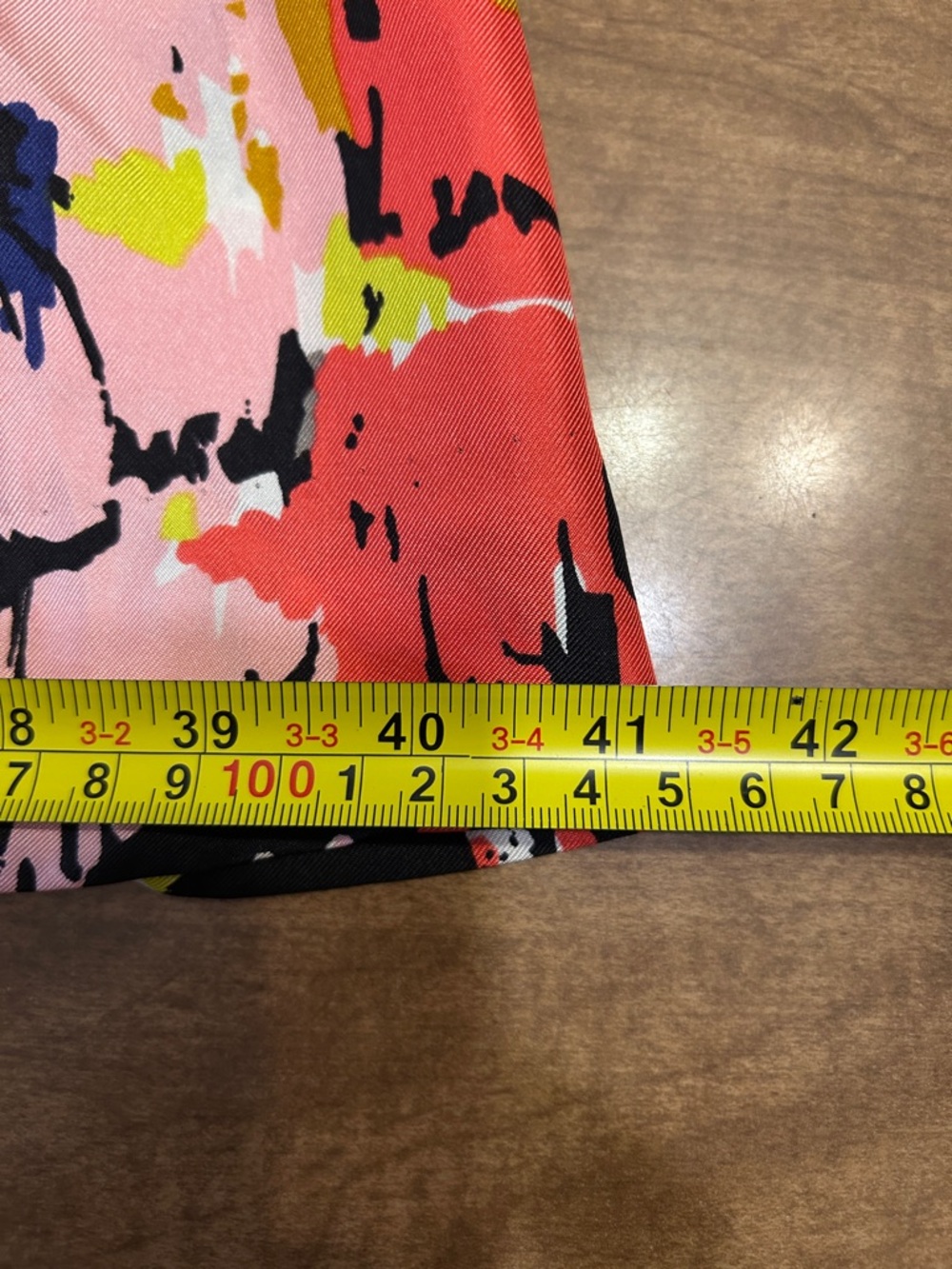 J. Crew 100% Silk Skirt Women Vibrant Colorful Paint Splatter A-Line - Size 14 - Picture 13 of 14